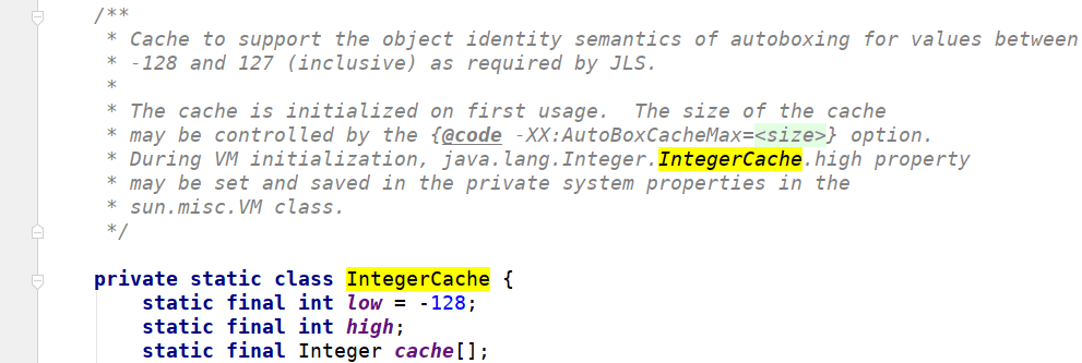 IntegerCache